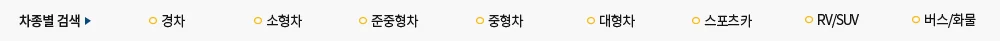차종·유형별 차량 검색