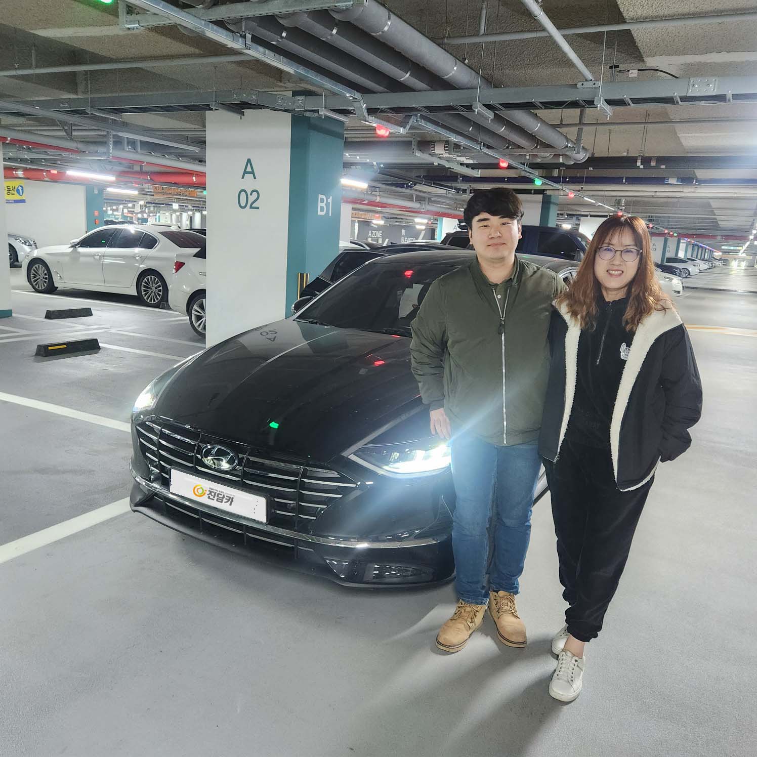 아들이 사용할 신차급 소나타DN8 중고차