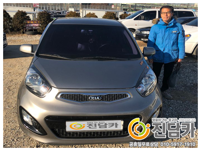 무사고로 잘 관리된 올뉴 모닝 중고 구매하신 화성중고차 고객님